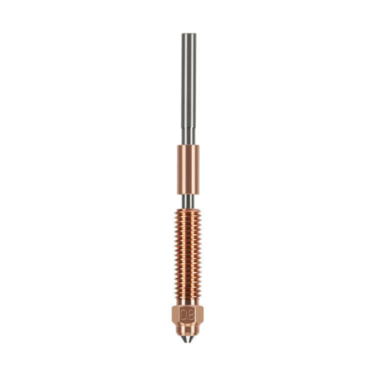 1.75/0.8mm  All-in-One Chrome Zirconium Copper Nozzle for Creality Ender-3 V3/K1C/K1 Max 3D Printers - Parts by buy2fix | Online Shopping UK | buy2fix