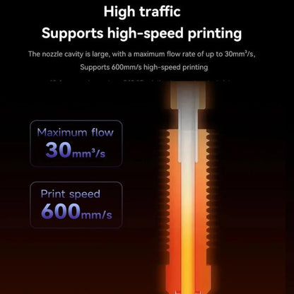 1.75/0.4mm  All-in-One Chrome Zirconium Copper Nozzle for Creality Ender-3 V3/K1C/K1 Max 3D Printers - Parts by buy2fix | Online Shopping UK | buy2fix