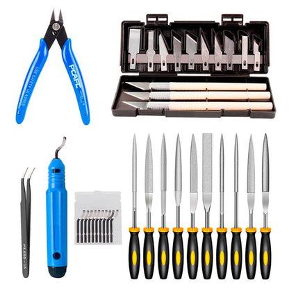 36 In 1 3D Printer Tool Kit Model Cleaning Tools, Carving Knife, File, Edge Trimmer & Polishing Supplies - Parts by buy2fix | Online Shopping UK | buy2fix