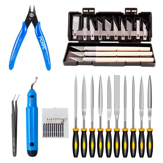 36 In 1 3D Printer Tool Kit Model Cleaning Tools, Carving Knife, File, Edge Trimmer & Polishing Supplies - Parts by buy2fix | Online Shopping UK | buy2fix