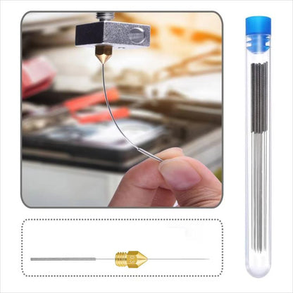 12 In 1 3D Printer Nozzle Cleaning Kit MK8 Nozzle 0.4mm Stainless Steel Cleaning Needle - Parts by buy2fix | Online Shopping UK | buy2fix