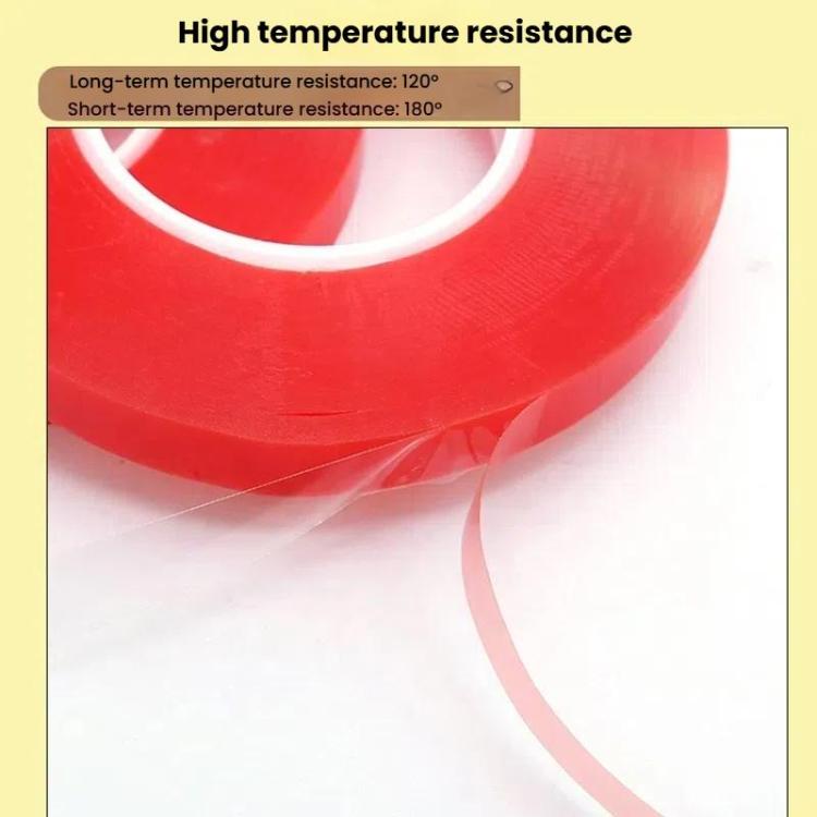 5rolls 0.2mm Thick Acrylic Polyester PET Double Sided Adhesive Tape, 10m/roll, Width: 3mm - Adhesive Sticker by buy2fix | Online Shopping UK | buy2fix