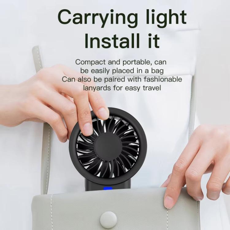 Solar Powered Handheld & Desk Fan with 5-Speed Turbo 12 Blades USB Type-C Fast Charging(Metallic) - Electric Fans by buy2fix | Online Shopping UK | buy2fix