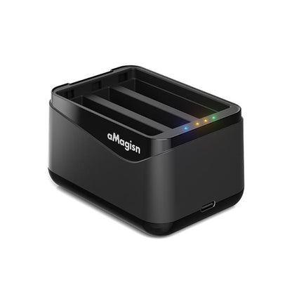 For Insta360 X5 Camera AMagisn Battery Charger Fast Charging Station For 3 Batteries Simultaneously - Others by aMagisn | Online Shopping UK | buy2fix