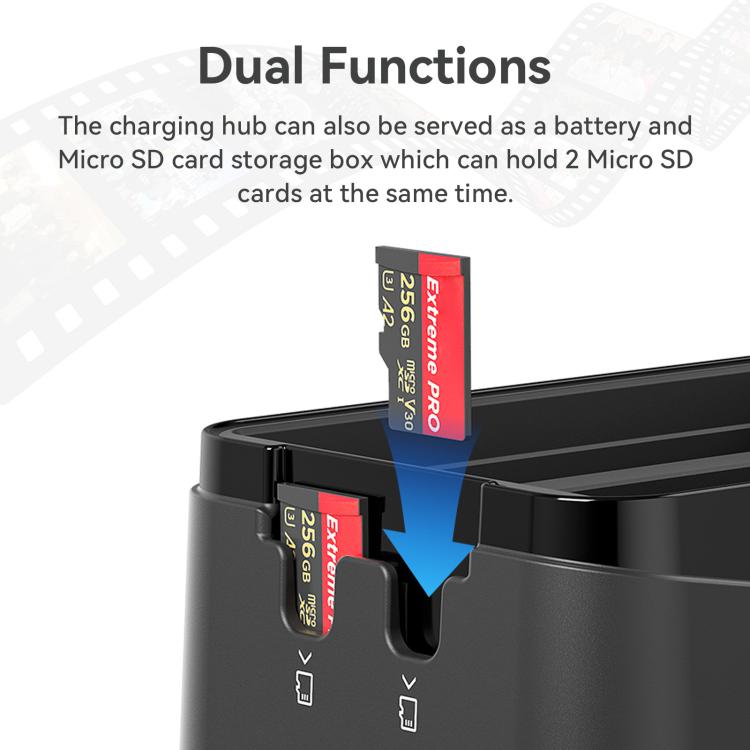 For Insta360 X5 Camera AMagisn Battery Charger Fast Charging Station For 3 Batteries Simultaneously - Others by aMagisn | Online Shopping UK | buy2fix