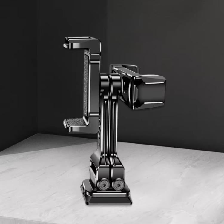 Dual Phone Mount Teleprompter Stand with Arca-Swiss Base Compatible with DJI Stabilizers for Live Streaming/Vlogging/Video Recording(8245) - Stand by buy2fix | Online Shopping UK | buy2fix