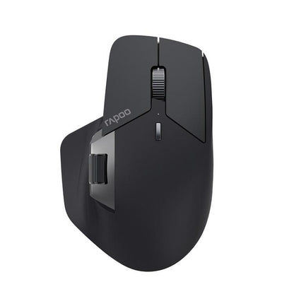 Rapoo Wireless Triple Mode Mice Ergonomic Desktop Laptop Business Office Mouse, Color: MT760mini Black - Wireless Mice by Rapoo | Online Shopping UK | buy2fix