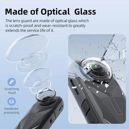 For Insta360 X5 Camera aMagisn Lens Guard Protector Detachable Anti-Scratch Glass Cover Standard Edition - Len Accessories by aMagisn | Online Shopping UK | buy2fix