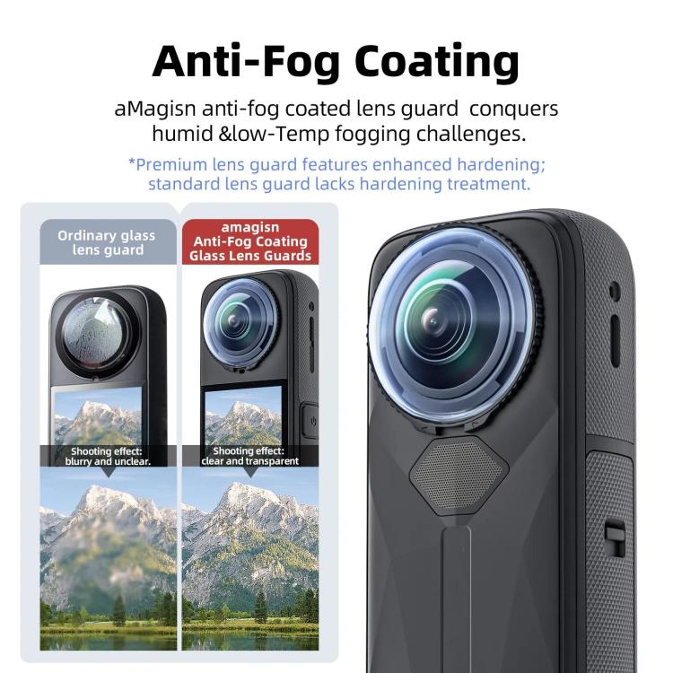 For Insta360 X5 Camera aMagisn Lens Guard Protector Detachable Anti-Scratch Glass Cover Standard Edition - Len Accessories by aMagisn | Online Shopping UK | buy2fix