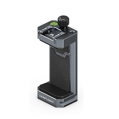 Leaplight Dual Cold Shoe All-Metal Phone Mount with 4x1/4 Inch Screw Ports & Arri Locating Holes(Gray) - Stand by Leaplight | Online Shopping UK | buy2fix