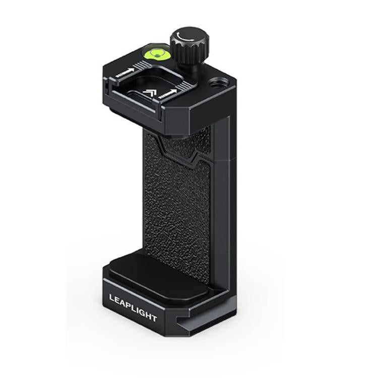 Leaplight Dual Cold Shoe All-Metal Phone Mount with 4x1/4 Inch Screw Ports & Arri Locating Holes(Black) - Stand by Leaplight | Online Shopping UK | buy2fix