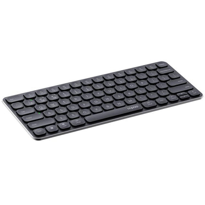 Rapoo E9000G Wireless Bluetooth Keyboard Computer Laptop Cell Phone Keyboard(Dark Gray) - Wireless Keyboard by Rapoo | Online Shopping UK | buy2fix