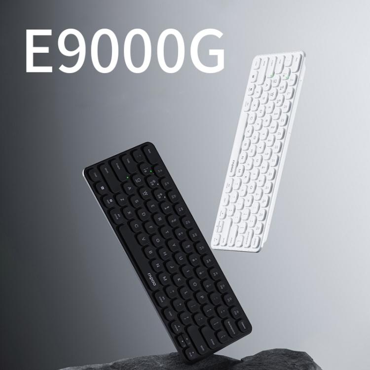 Rapoo E9000G Wireless Bluetooth Keyboard Computer Laptop Cell Phone Keyboard(White) - Wireless Keyboard by Rapoo | Online Shopping UK | buy2fix