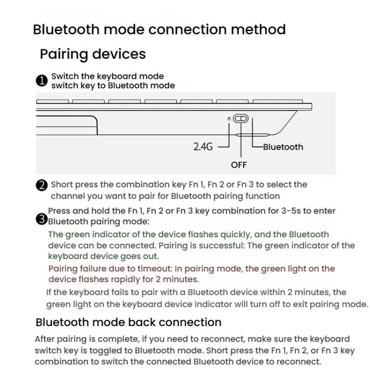 Rapoo E9000G Wireless Bluetooth Keyboard Computer Laptop Cell Phone Keyboard(White) - Wireless Keyboard by Rapoo | Online Shopping UK | buy2fix