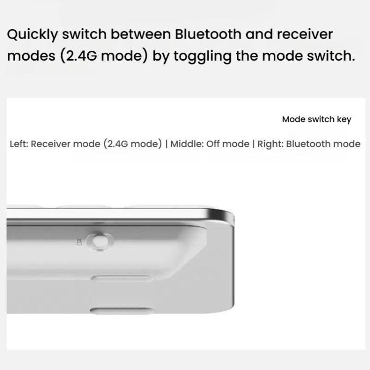 Rapoo E9000G Wireless Bluetooth Keyboard Computer Laptop Cell Phone Keyboard(Dark Gray) - Wireless Keyboard by Rapoo | Online Shopping UK | buy2fix