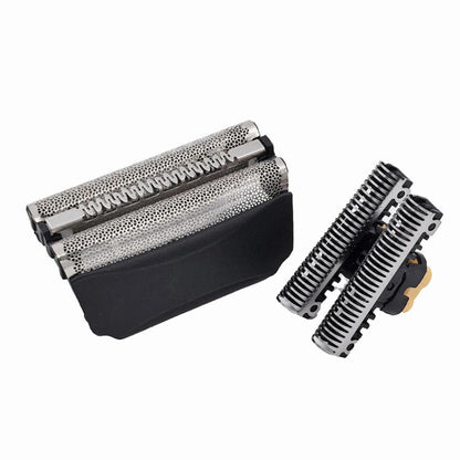 For Braun 5 / 8000 51S / 51B Series Wf2s / 5760 / 530 / 550 Replacement Foil Head+Blade(Black) - Shavers Parts by buy2fix | Online Shopping UK | buy2fix