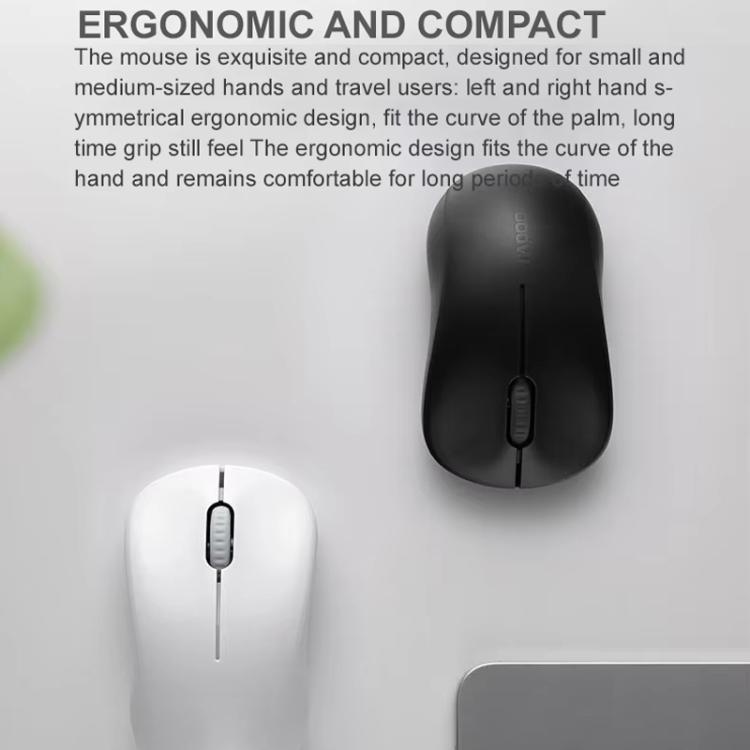 Rapoo 8000GT Bluetooth / 2.4G Wireless Keyboard Mice Set Laptop Tablet Cell Phone Keyboard And Mouse(White) - Wireless Keyboard by Rapoo | Online Shopping UK | buy2fix