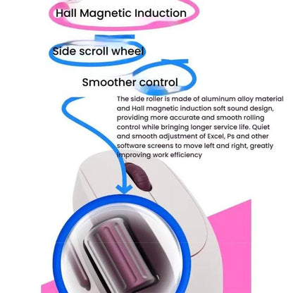 Rapoo MT560 3-Mode Wireless Bluetooth Mouse Ergonomic Desktop Laptop Mouse(Milk Tea) - Wireless Mice by Rapoo | Online Shopping UK | buy2fix