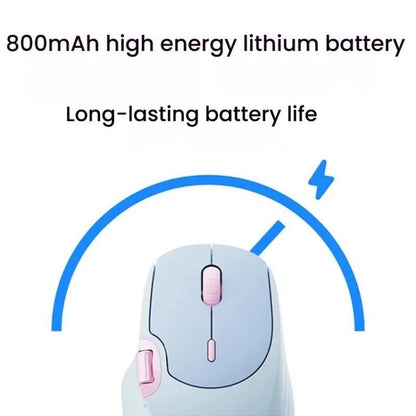 Rapoo MT560 3-Mode Wireless Bluetooth Mouse Ergonomic Desktop Laptop Mouse(Milk Tea) - Wireless Mice by Rapoo | Online Shopping UK | buy2fix