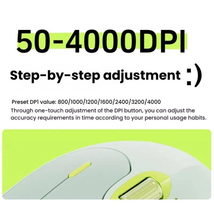 Rapoo MT560 3-Mode Wireless Bluetooth Mouse Ergonomic Desktop Laptop Mouse(Light Green) - Wireless Mice by Rapoo | Online Shopping UK | buy2fix