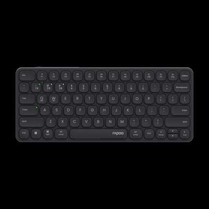 Rapoo E9050L Tri-mode Bluetooth Wireless Keyboard Silent Laptop Keyboard(Dark Gray) - Wireless Keyboard by Rapoo | Online Shopping UK | buy2fix