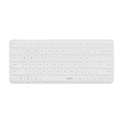 Rapoo E9050L Tri-mode Bluetooth Wireless Keyboard Silent Laptop Keyboard(White) - Wireless Keyboard by Rapoo | Online Shopping UK | buy2fix