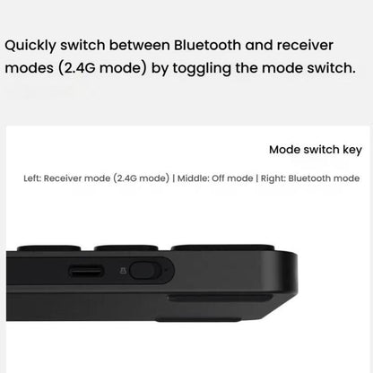 Rapoo E9050L Tri-mode Bluetooth Wireless Keyboard Silent Laptop Keyboard(White) - Wireless Keyboard by Rapoo | Online Shopping UK | buy2fix