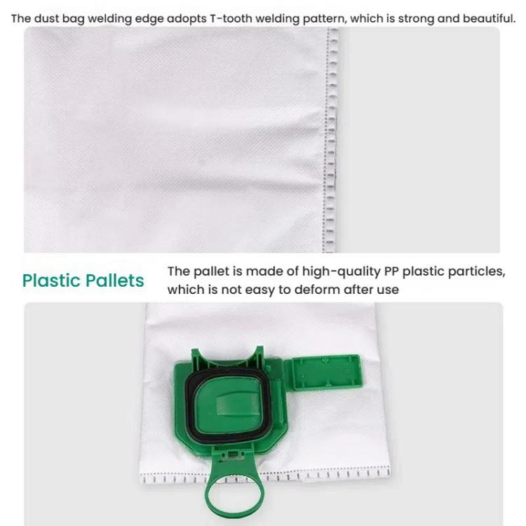 3pcs Dust Bag For Vorwerk VK140 / VK150 / FP140 / FP150 Vacuum Cleaner Accessories - For Vorwerk Accessories by buy2fix | Online Shopping UK | buy2fix