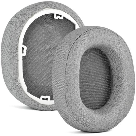 For Corsair HS55/HS55 Pro/HS65 Headset 1pair Replacement Ear Cushions Ear Pads, Style: Football Net Gray
