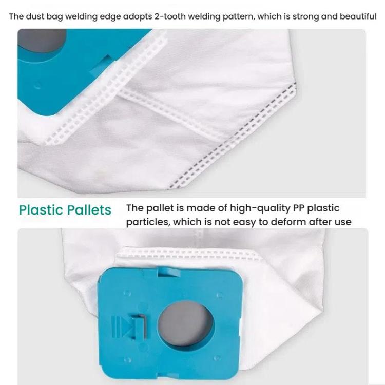 For Samsung VS20A95923W 2pcs Short Vacuum Cleaning Station Dust Bag(Riveting) - For Samsung Accessories by buy2fix | Online Shopping UK | buy2fix