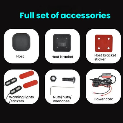 24GHz Motorcycle 30-Meter Blind Spot Radar Detection System Lane Change Assist  for Safe Riding - Electrical System by buy2fix | Online Shopping UK | buy2fix