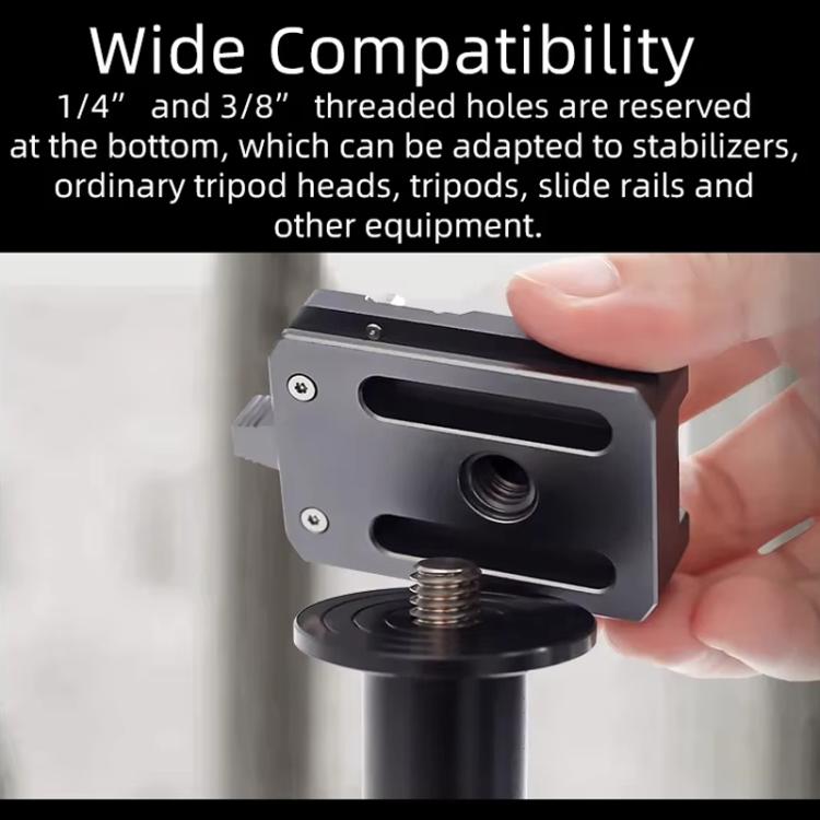 XILETU XQ-1 Arca Quick Release Adapter Gimbal Stabilizer Tripod Sports Quick Release Plate Stand - Quick Release Plate by XILETU | Online Shopping UK | buy2fix