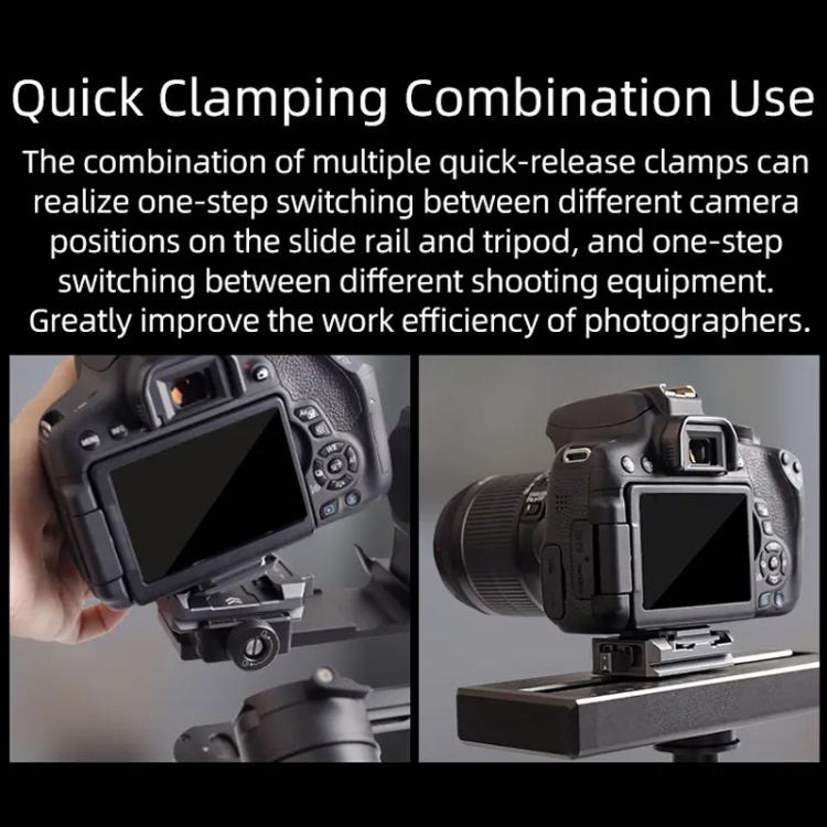 XILETU XQ-1 Arca Quick Release Adapter Gimbal Stabilizer Tripod Sports Quick Release Plate Stand - Quick Release Plate by XILETU | Online Shopping UK | buy2fix