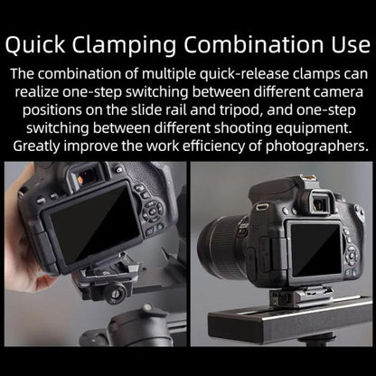 XILETU XQ-1 Arca Quick Release Adapter Gimbal Stabilizer Tripod Sports Quick Release Plate Stand - Quick Release Plate by XILETU | Online Shopping UK | buy2fix