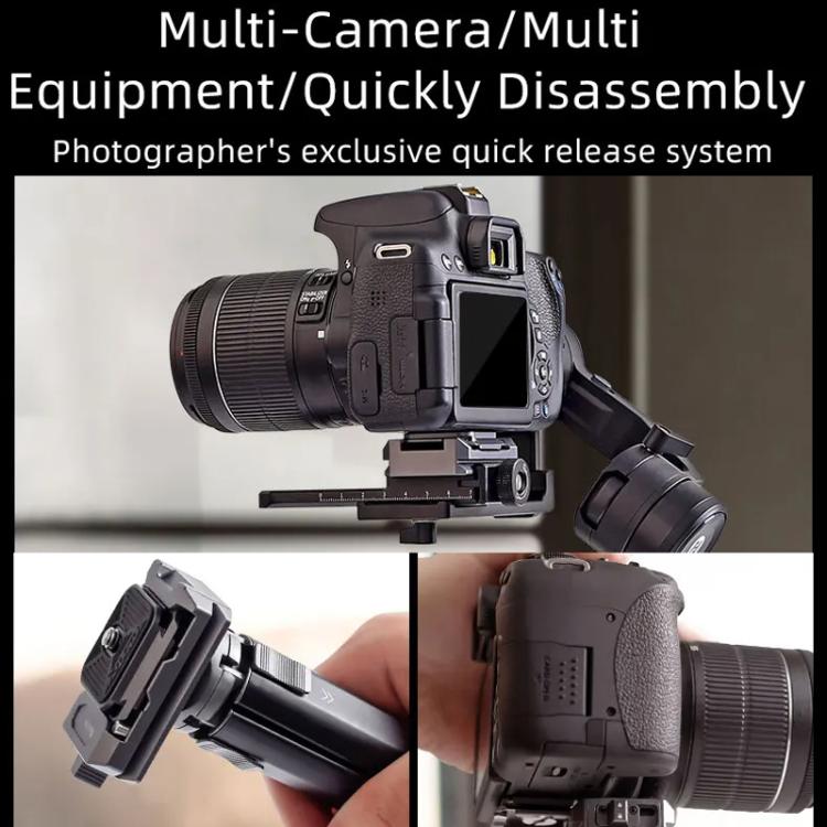 XILETU XQ-1 Arca Quick Release Adapter Gimbal Stabilizer Tripod Sports Quick Release Plate Stand - Quick Release Plate by XILETU | Online Shopping UK | buy2fix