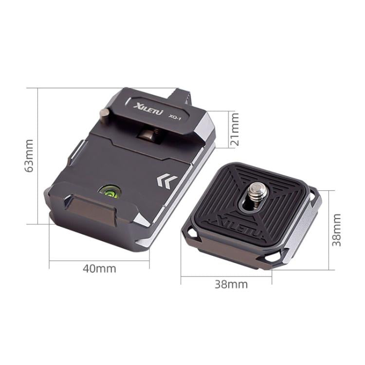 XILETU XQ-1 Arca Quick Release Adapter Gimbal Stabilizer Tripod Sports Quick Release Plate Stand - Quick Release Plate by XILETU | Online Shopping UK | buy2fix
