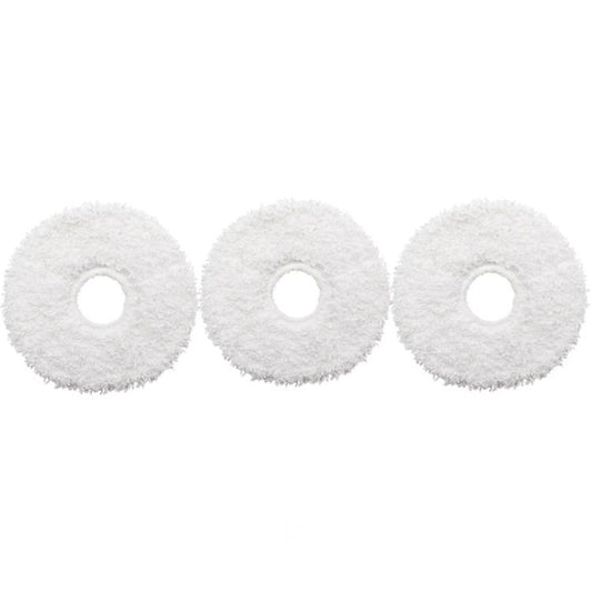 For ECOVACS Deebot T30 Pro / MAX Auto Sweeper Accessories, Spec: 3pcs White Wipes - For ECOVACS Accessories by buy2fix | Online Shopping UK | buy2fix