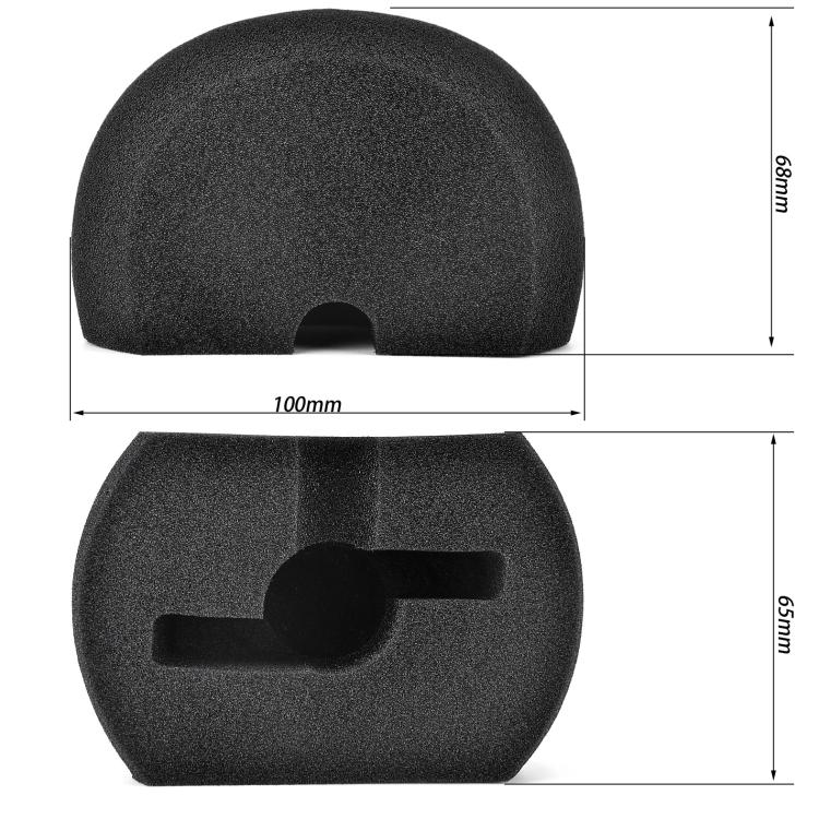 For Zoom H5/H6/H8/XYH-6/XYH-5 Windshield Sponge Cover Foam Windscreen - Windshield by buy2fix | Online Shopping UK | buy2fix