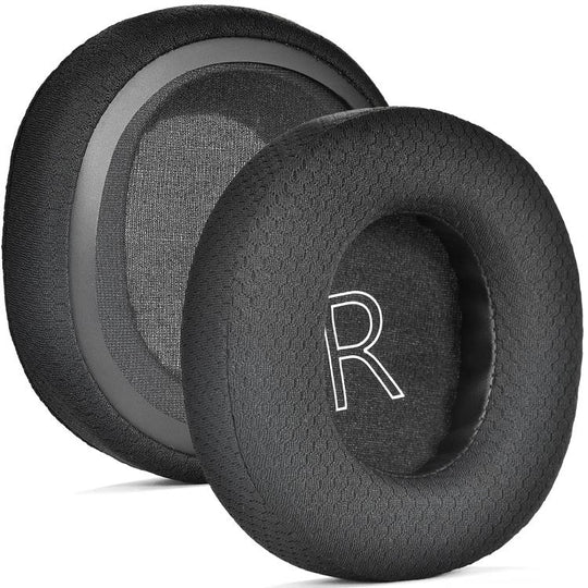 For Microsoft Xbox Series Gaming Headset 1pair Ear Cushion Covers Replacement Ear Pads(Football Net Black)