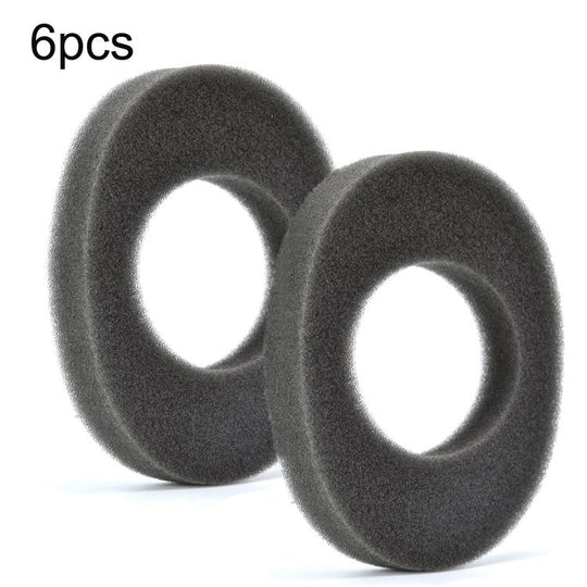 6pcs /Pack Ear Cushions For 3M WorkTunes Connect Series Headphones Noise Isolating Foam Pads, Spec: Hollow Type