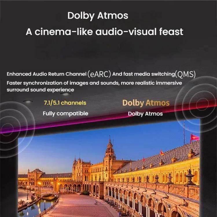 VegGieg W-H114 HDMI 2.1 HD Cable 8K 60Hz TV Set-Top Box Computer Monitor Projection Video Cable, Length: 2M - Cable by VegGieg | Online Shopping UK | buy2fix