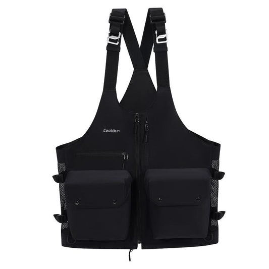 Cwatcun D192 Multifunctional Vest Outdoor Lightweight Comfortable Camera Bag - Camera Strap by Cwatcun | Online Shopping UK | buy2fix