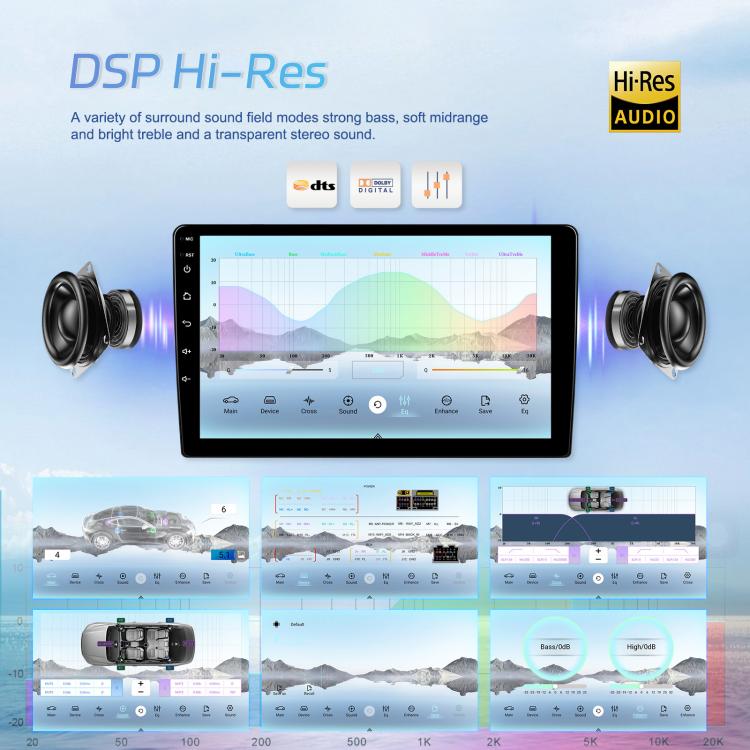 7 Inch 4+64G WiFi Version Dual Butt Universal Bluetooth Wireless Carplay Car Navigation Center Control, Spec: Standard - Car MP3 & MP4 & MP5 by buy2fix | Online Shopping UK | buy2fix