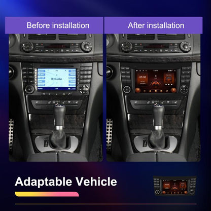 7 inch Horizontal Screen 2+64G Bluetooth Car Player Carplay Car Center Control Integrated Machine For Mercedes-Benz W211 / E200 / E220 / CLS350 / CLS500, Spec: Standard+AHD+Mic - Car MP3 & MP4 & MP5 by buy2fix | Online Shopping UK | buy2fix