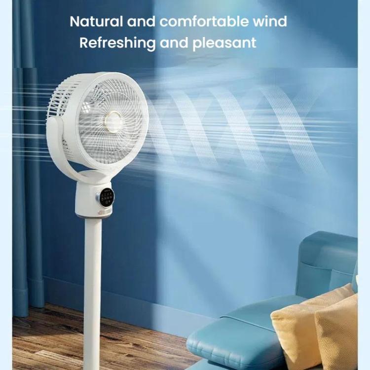 Air Circulation Fan Turbo Light Convection Standing Fan Remote Control Timer Floor Fan, Style: USB Plug - Electric Fans by buy2fix | Online Shopping UK | buy2fix