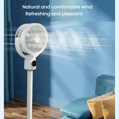 Air Circulation Fan Turbo Light Convection Standing Fan Remote Control Timer Floor Fan, Style: USB Plug - Electric Fans by buy2fix | Online Shopping UK | buy2fix
