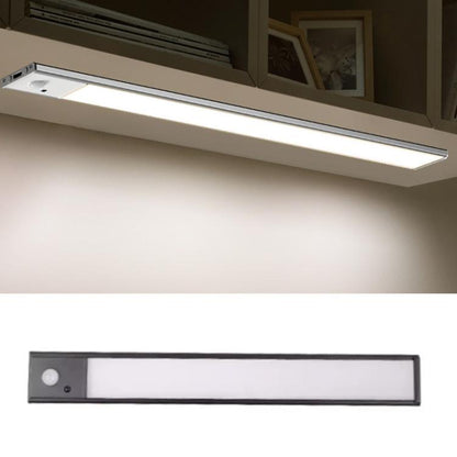 60cm Rechargeable Motion Sensor Light Bar Cabinet Wardrobe Lamp With Remote Control Black - Sensor LED Lights by buy2fix | Online Shopping UK | buy2fix