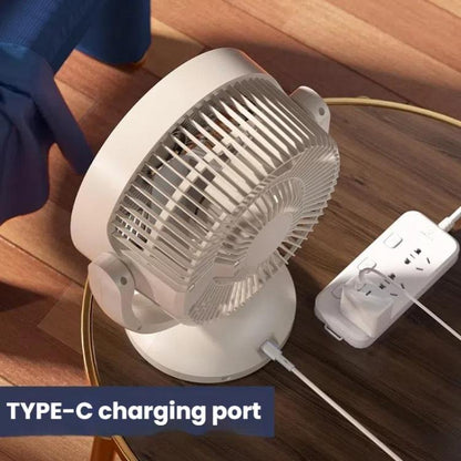 USB Air Circulation Fan Office Desktop Small Fan, Style: Rechargeable - Electric Fans by buy2fix | Online Shopping UK | buy2fix