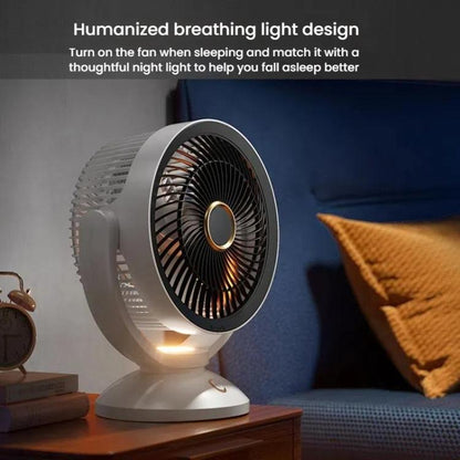 USB Air Circulation Fan Office Desktop Small Fan, Style: Rechargeable - Electric Fans by buy2fix | Online Shopping UK | buy2fix