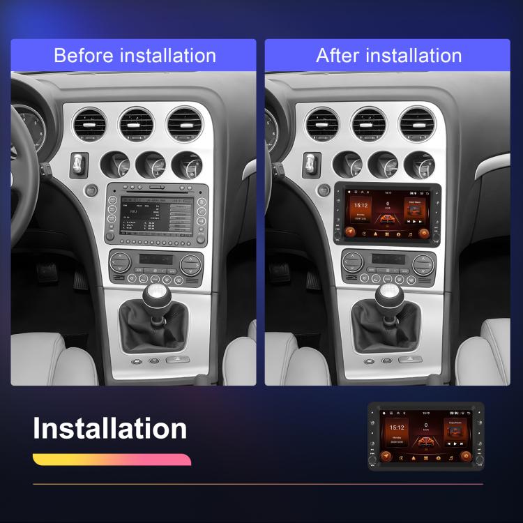 2+64G For Alfa Romeo 159 7 inch Horizontal Screen Carplay Car Navigation Center Control Integrated Machine(Standard) - Car MP3 & MP4 & MP5 by buy2fix | Online Shopping UK | buy2fix